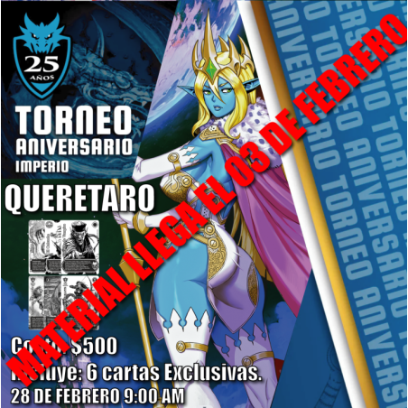 ENTRADA TORNEO ANIVERSARIO IMPERIO