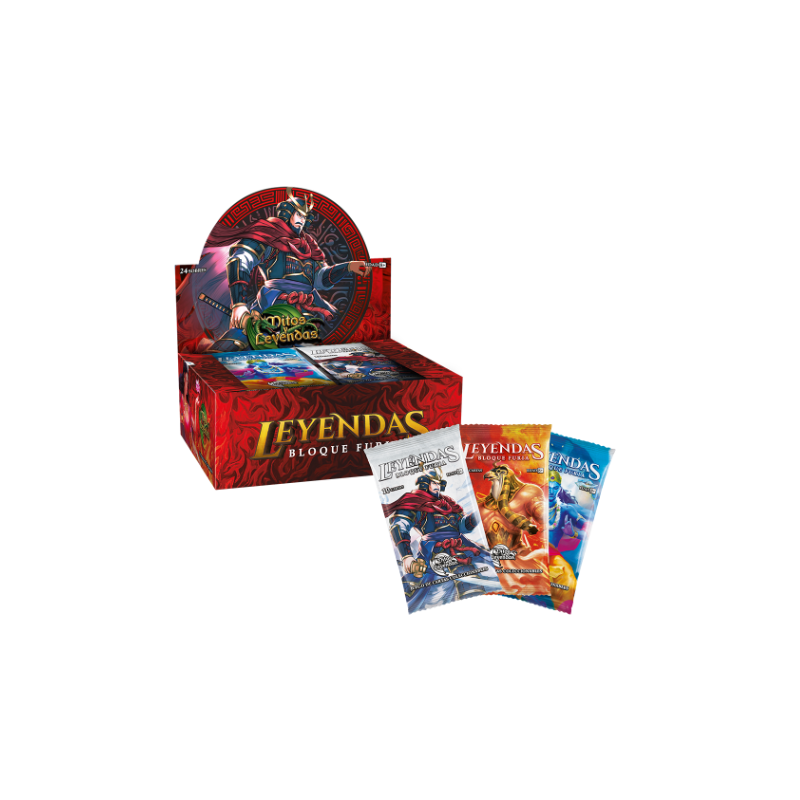 PREVENTA - DISPLAY 24 Sobres - Leyendas bloque furia