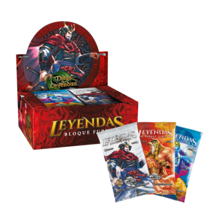 PREVENTA - DISPLAY 24 Sobres - Leyendas bloque furia