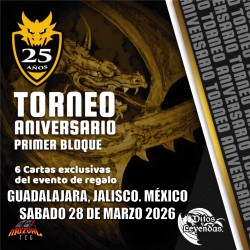 ENTRADA TORNEO ANIVERSARIO PRIMER BLOQUE - ENVIO INMEDIATO