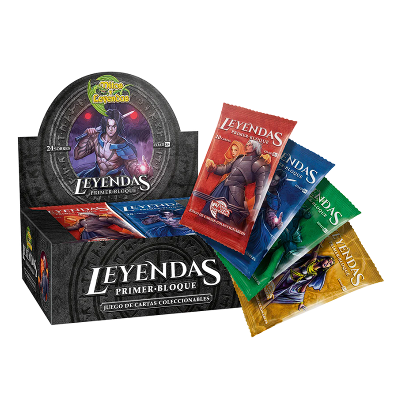 Display 24 sobres Leyendas 4.0 - primer bloque -ENVIO INMEDIATO