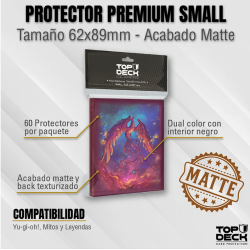 Protectores MATTE con Diseño | TOPDECK Small 62x89mm Fenix