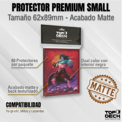 Protectores MATTE con Diseño | TOPDECK Small 62x89mm Fergus