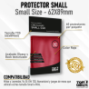 Protectores Esenciales | TOPDECK Small 62x89mm color ROJO
