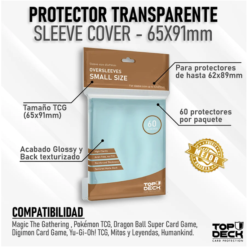 Cubre Protectores | TOPDECK Small 65x91mm