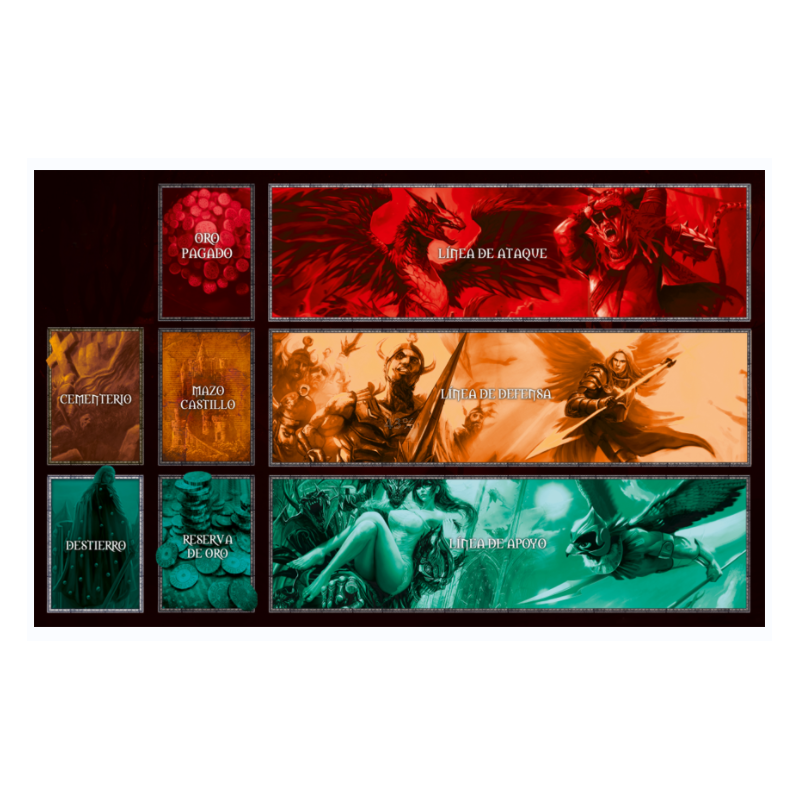 Play mat aprende a jugar myl - Con zonas de juego- Producto oficial